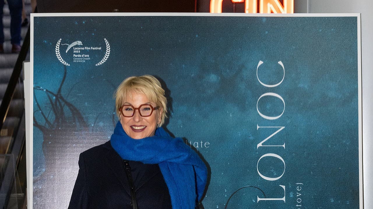 Producentka Wanda Hrycová na premiére filmu Svetlonoc.