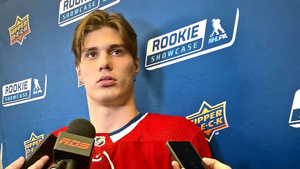 Juraj Slafkovský dúfa, že otec stihne jeho debut v NHL za Montreal