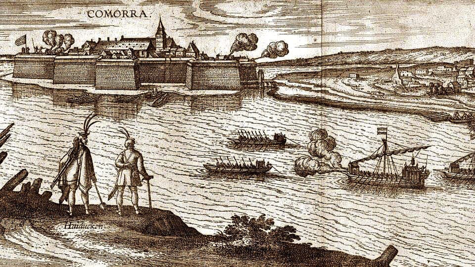 Kresba pevnosti z roku 1595