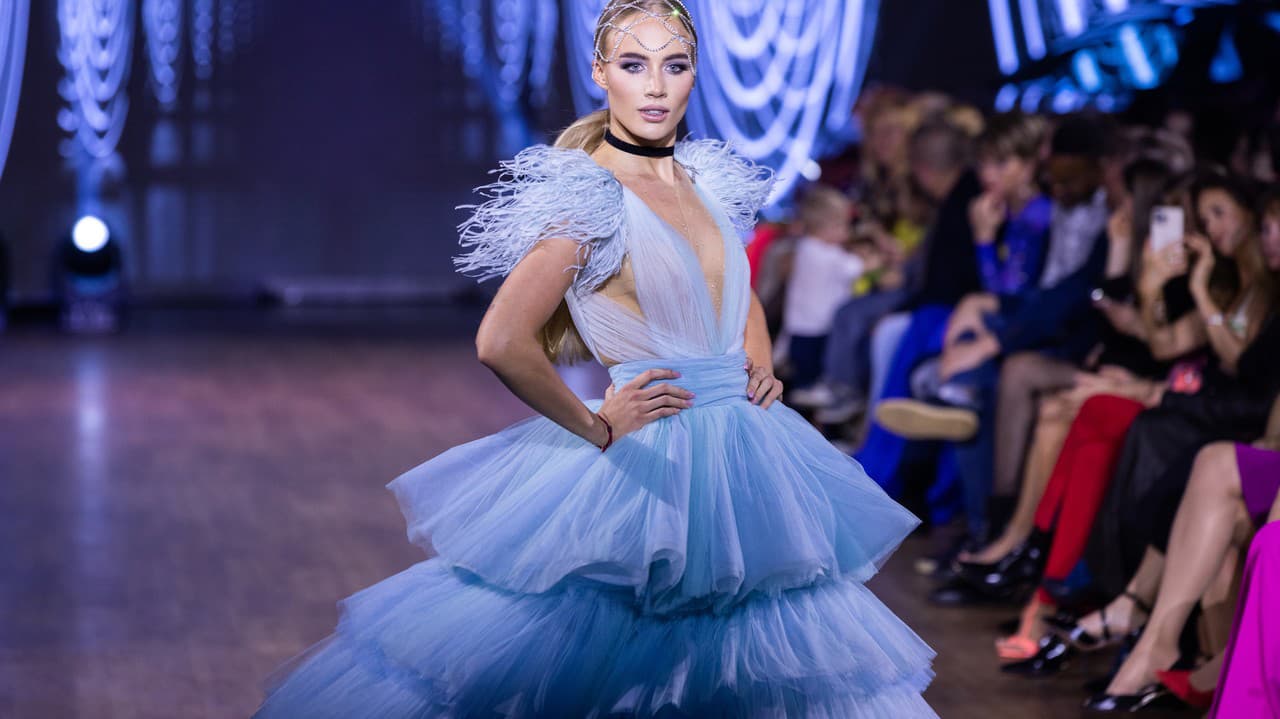 Alexandra Horňáková na móle ako skúsená modelka nechýbala.