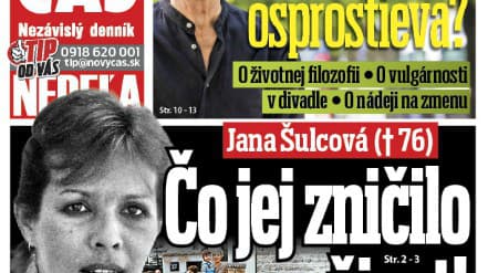 Titulka Nedeľník 30.7.2023