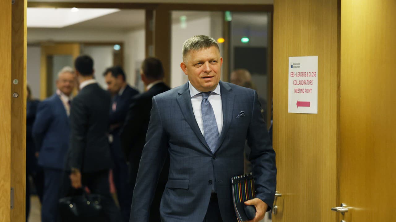 Robert Fico v Bruseli