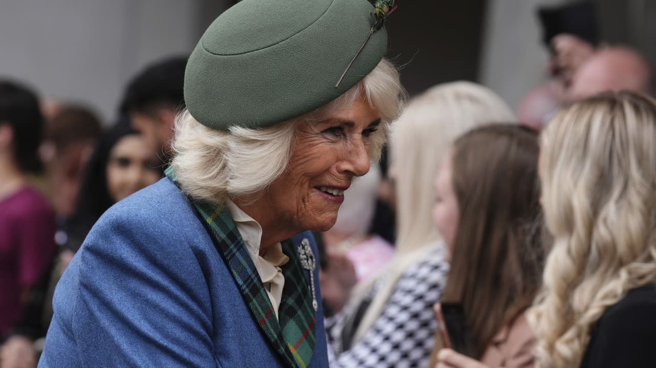 Britská kráľovná Camilla. 