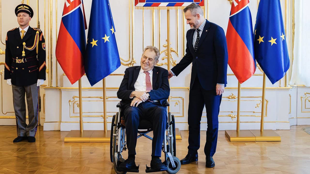 Vzácna návšteva v Bratislave: Prezident Pellegrini sa stretol s Milošom Zemanom!