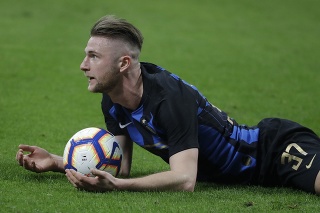  Na snímke slovenský obranca Interu Milan Škriniar.