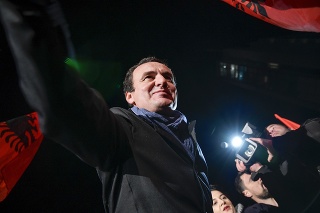 Úradujúci kosovský premiér Albin Kurti.
