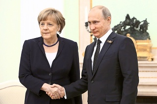 Nemecká kancelárka prišla k Putinovi až v nedeľu.