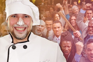 Šéfkuchár Herko, ktorý vyrobil škandál s bielym práškom v Teleráne, sa dočkal paródie.