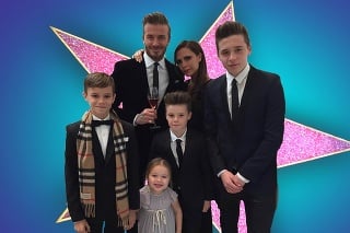 Rodinka Beckhamovcov.