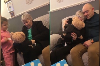 Keď začula hlas svojho zosnulého manžela, skončila v slzách: Video babky vás chytí za srdce!