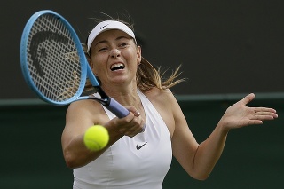 Na snímke ruská tenistka Maria Šarapovová.