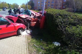 Vodič v Šali spôsobil vážnu nehodu.