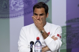 Federer je zo správy o zrušení Wimbledonu zničený.