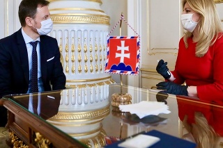 Heger a Čaputová diskutovali v paláci.