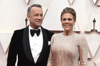 Tom Hanks s manželkou Ritou Wilson.