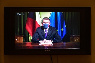 Český premiér Andrej Babiš počas prejavu