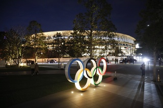 Na sníme Olympijský štadión v Tokiu.