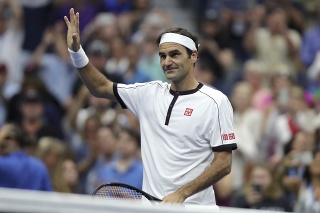 Na snímke švajčiarsky teniska Roger Federer.