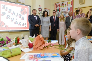 Ministerka navštivíla Základnú školu na Tribečskej ulici v Topoľčanoch.