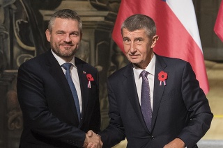 Český premiér Andrej Babiš a slovenský premiér Peter Pellegrini sa stretli vo Valticiach.