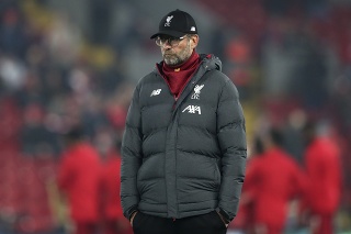 Na snímke tréner Liverpoolu Jürgen Klopp.