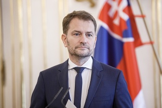 Igor Matovič v prezidentskom paláci. 