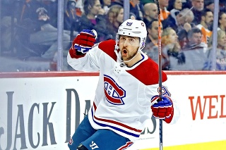 Slovenský útočník v drese Montrealu Canadiens.