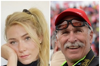 Mikaela Shiffrinová a jej otec Jeff. 