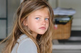 Takto vyzerala Thylane, keď mala 4 roky.
