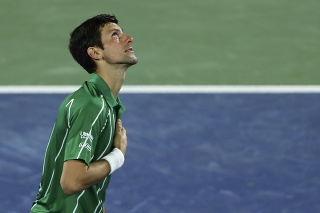Na snímke srbský tenista Novak Djokovič.