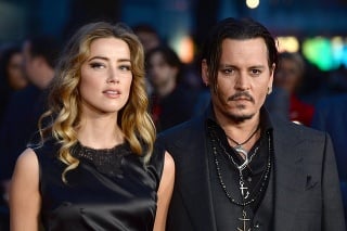 Herec Johnny Depp a herečka Amber Heard.
