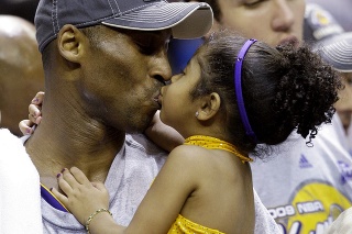 Kobe Bryant s dcérkou Giannou.