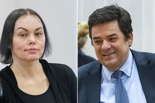 Alena Zsuzsová a Marian Kočner. 