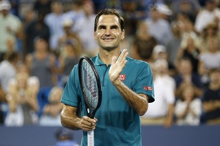 Tenisová legenda Roger Federer.