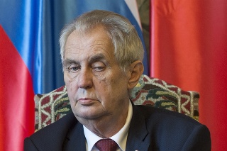 Český prezident Miloš Zeman