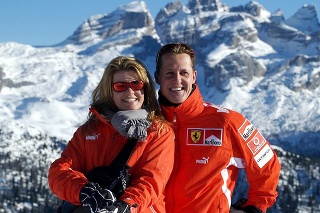 Michael s manželkou Corinnou.