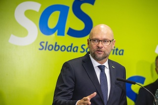 Predseda strany Sloboda a solidarita (SaS) Richard Sulík