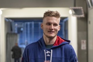 Na snímke Pavol Skalický počas zrazu slovenskej hokejovej reprezentácie.