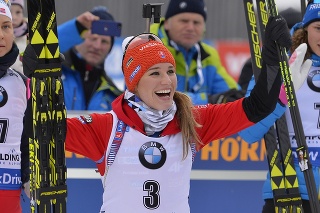Na snímke slovenská biatlonistka Paulína Fialková.