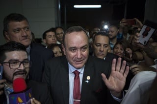 Nový prezident Guatemaly Alejandro Giammattei.