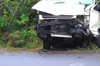 vehicle badly damaged beyond repair in accident