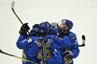 Hokejisti Kazachstanu.