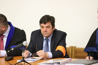 Marián Kočner počas pojednávania v kauze zmeniek TV Markíza.
