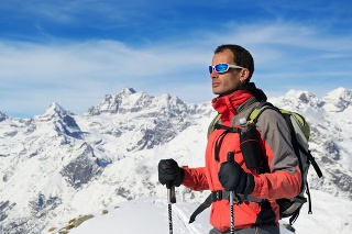 Ski touring in italian Alps, Gran Paradiso National Park