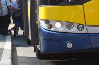 Bus in Belgrade, Serbia - public transportation. 