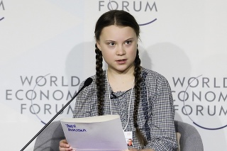Švédska aktivistka Greta Thunbergová.