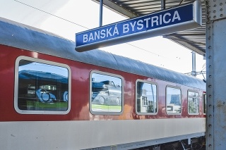 Banska-Bystrica, Slovakia, Ocotber 6, 2012: An intercity train from Bratislava has reached the main railway station of Banska-Bystrica in Slovakia.