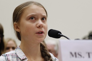 Švédska aktivistka za ochranu životného prostredia Greta Thunbergová