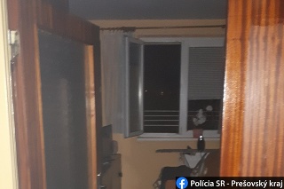 Polícia a hasiči zasahovali v byte v Prešove.