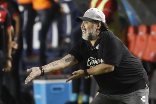 Na snímke Diego Maradona.